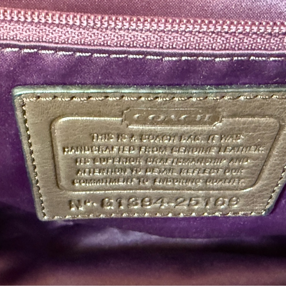 Coach Madison Madeline Dark Brown Leather Shoulder Bag - Picture 12 of 12